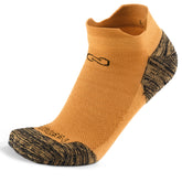 🌿 Bamboo Ankle Socks for Both Genders - Orange with Elegant Gray Heel - Large/Extra Large - L/XL 🌿