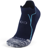 🌿 Bamboo Ankle Socks for Both Genders - Navy Blue with Stylish Light Blue Line - Large/Extra Large - L/XL 🌿
