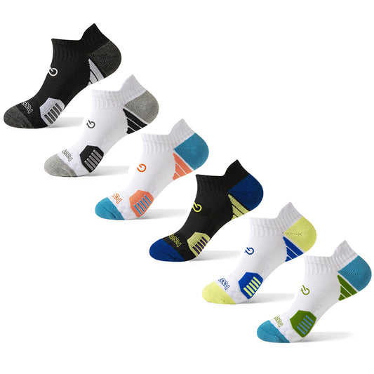 "PulsePace Athletic Low-Cut Socks - Fresh Step Collection" 6-pack