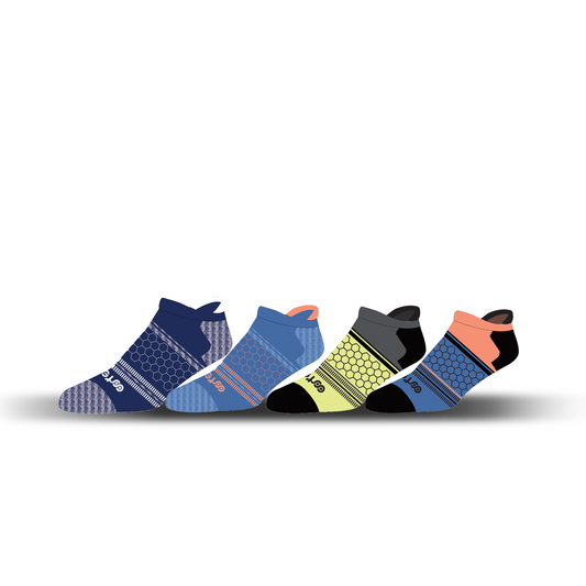 "FlexiFit HexaGrip: Dynamic Ankle Socks for Active Lifestyles 4-pack"