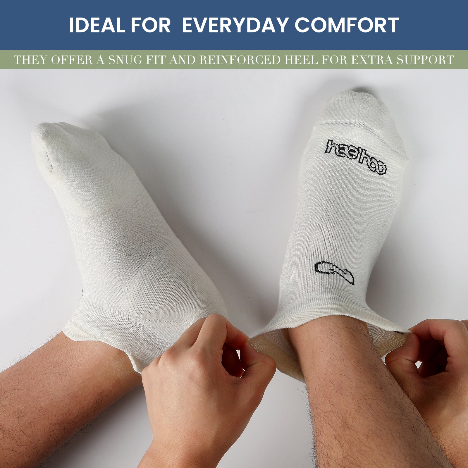 🌿 Set of 3 Bamboo Ankle Socks - Royal White - Small/Medium - S/M 🌿