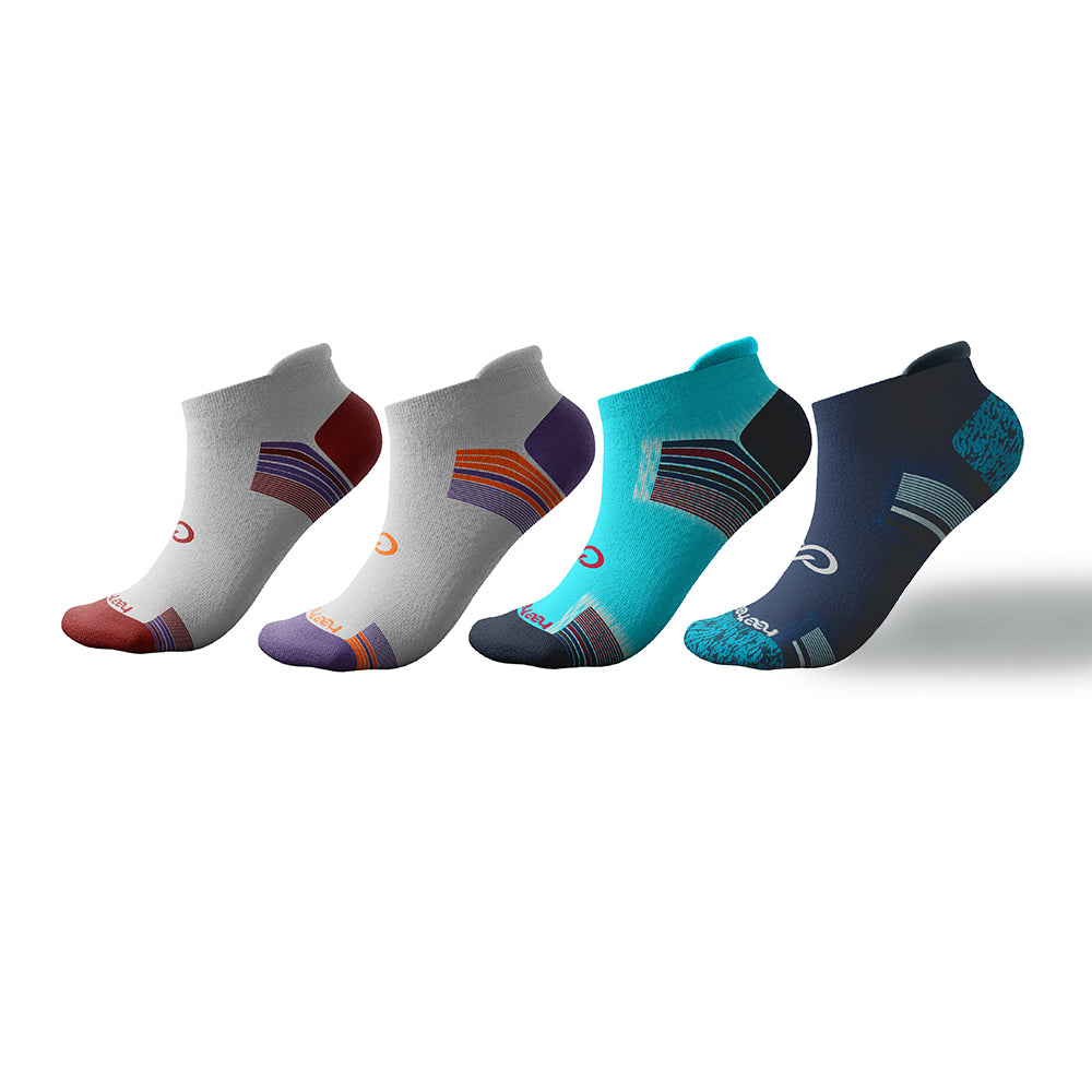 "Vibrant Comfort Ankle Socks - 5-Pack"